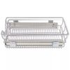 Pull-Out Wire Baskets 2 pcs Silver 15.7"