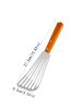 1pc Stainless Steel Frying Shovel For Egg Steak Fish Slice; Non-slip Frying Spatula; Leaky Shovel; Cookware; Kitchen Supplies