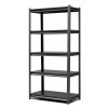 5-Tier Adjustable Metal Shelving Unit, Heavy Duty Shelving Utility Rack for garage Basement Kitchen Pantry Closet 31.5"W x 15.7"D x 63"H