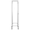 Kitchen Trolley for 16 Trays 15"x21.7"x64.2" Stainless Steel