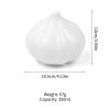 1pc White Garlic Plastic Storage Box; Fruit And Vegetable Shaped Food Saver Storage Container; 350ml/12.3oz