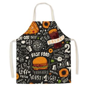 Fashion New Cartoon Restaurant Apron (Option: W998706-Children's Free Size)