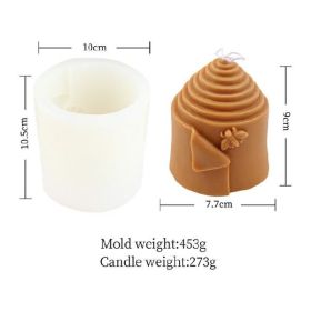 3D Honeycomb Silicone Candle Mold (Option: Honeycomb Roll)