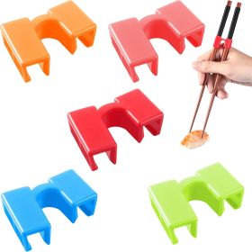 Reusable Chopstick Helpers Training Chinese Chopsticks (Option: Multicolor 5PCS)