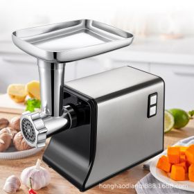 Meat Grinder Double Mixing Blade (Option: Silver-220V European Standard)