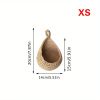 1pc Wall Hanging Basket, Bohemian Style Woven Basket, Creative Teardrop Shape Suitable For Vegetables And Fruits, Kitchen Storage Basket