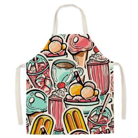 Fashion New Cartoon Restaurant Apron (Option: W998705-Adult Average Size)